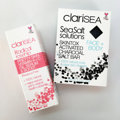 Skintox Activated Charcoal Salt Bar